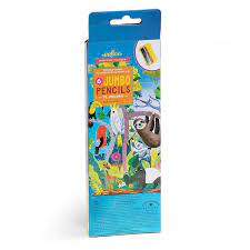 Caja 6 lápices Doble Rainforest - Eeboo1