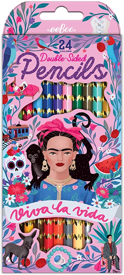 Caja 24 Lápices Viva la Vida - Eeboo 1