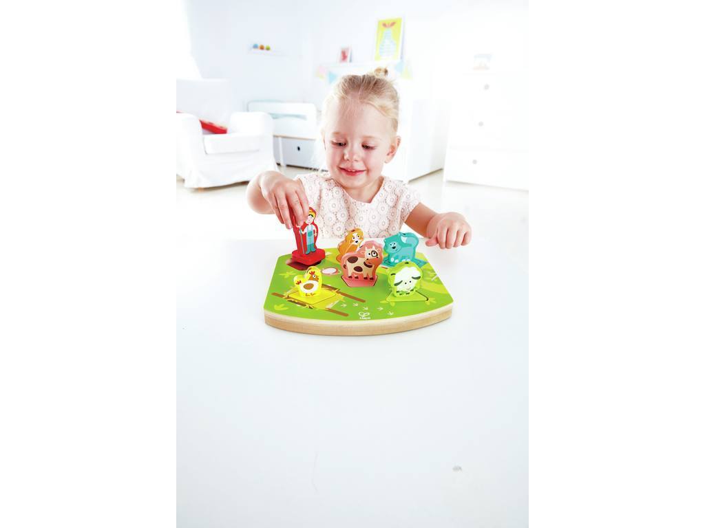 Juguete de Encaje con Sonido La Granja - Hape2