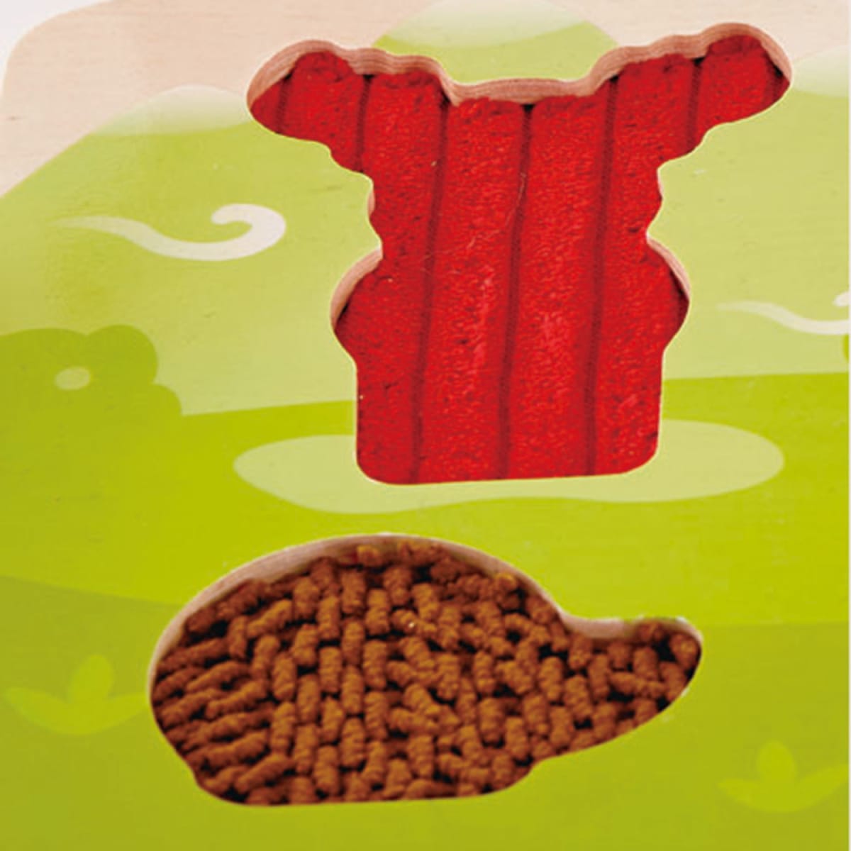 Juguete de Encaje Texturas Animales del  Bosque - Hape2