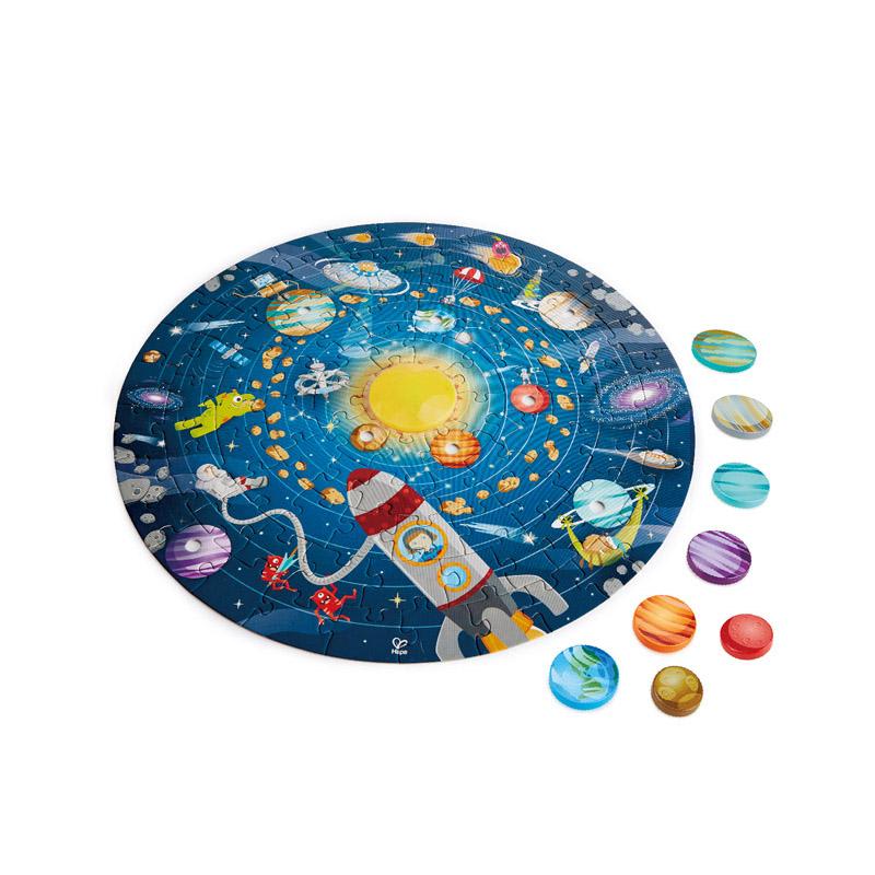 Puzzle Redondo Sistema Solar 102 Piezas - Hape1