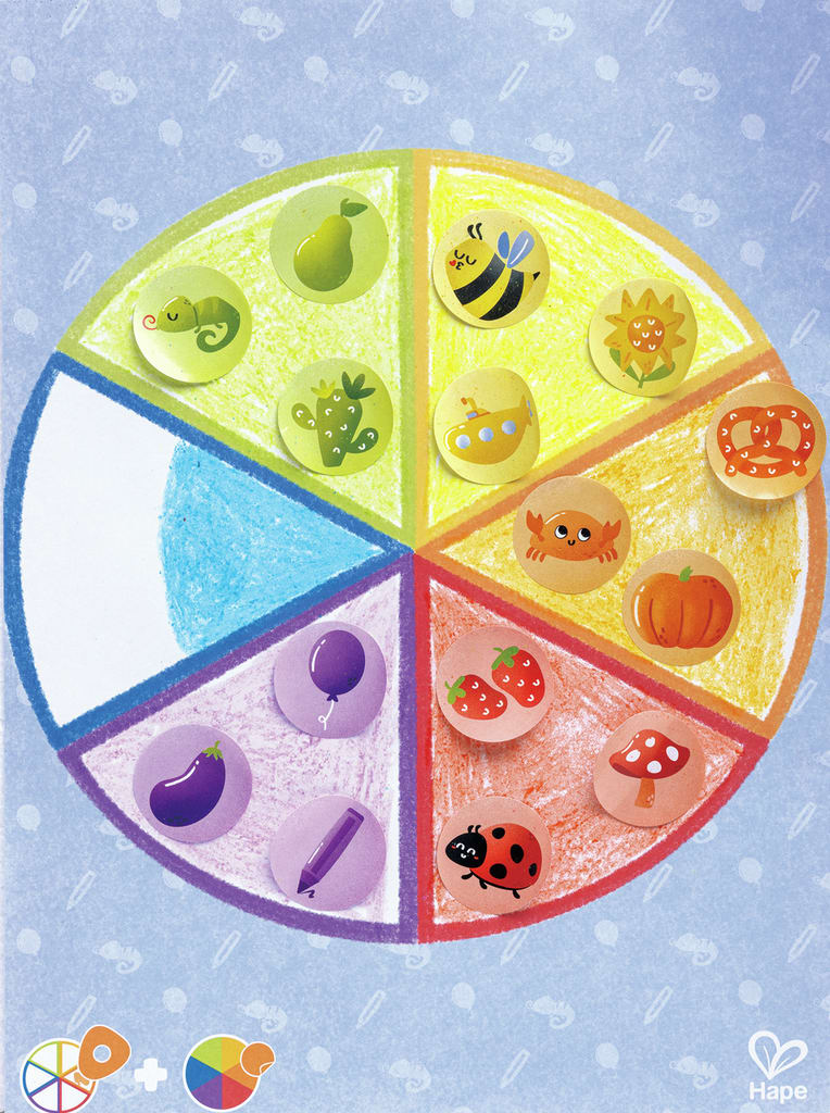 Set para pintar Crayones y Stickers - Hape7