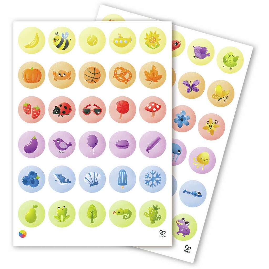 Set para pintar Crayones y Stickers - Hape6