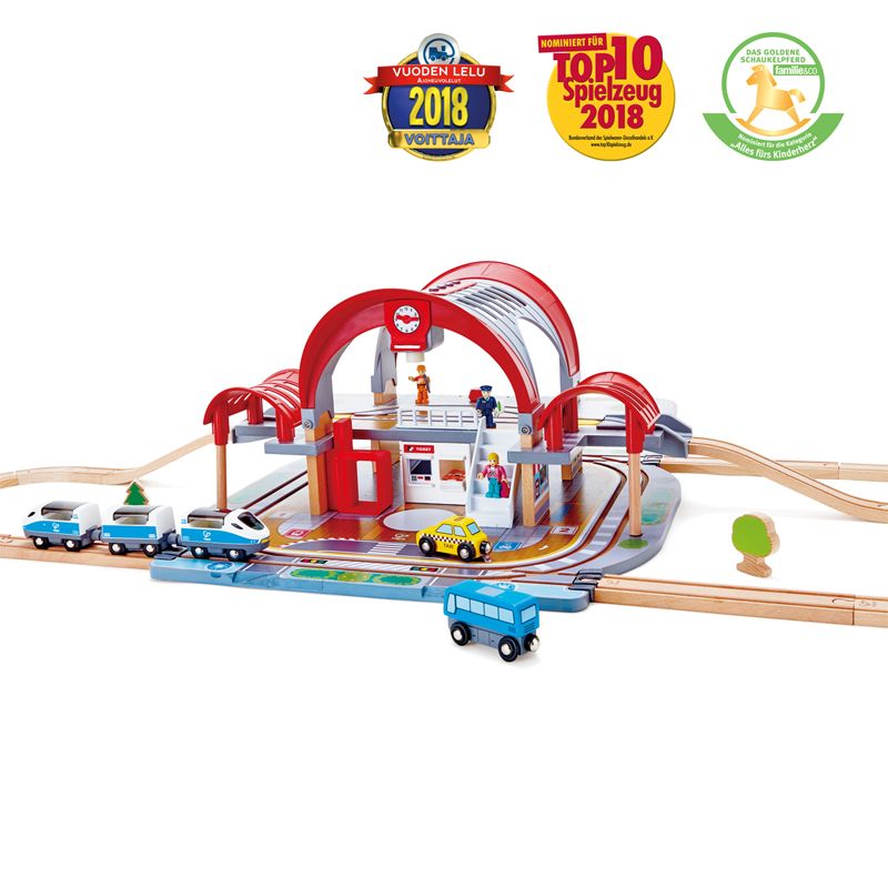 Pista de Tren Estación de La Gran Ciudad - Hape1