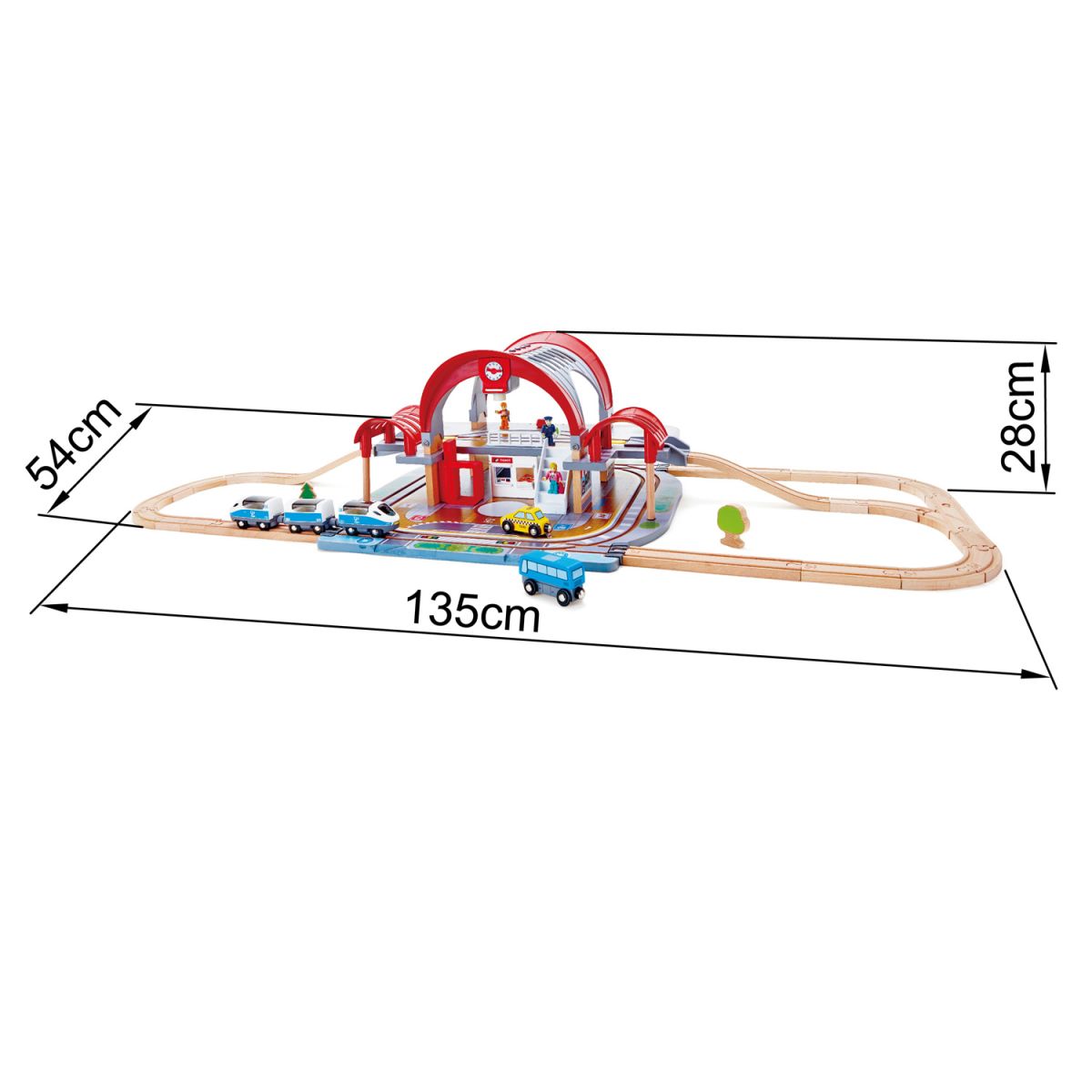 Pista de Tren Estación de La Gran Ciudad - Hape4