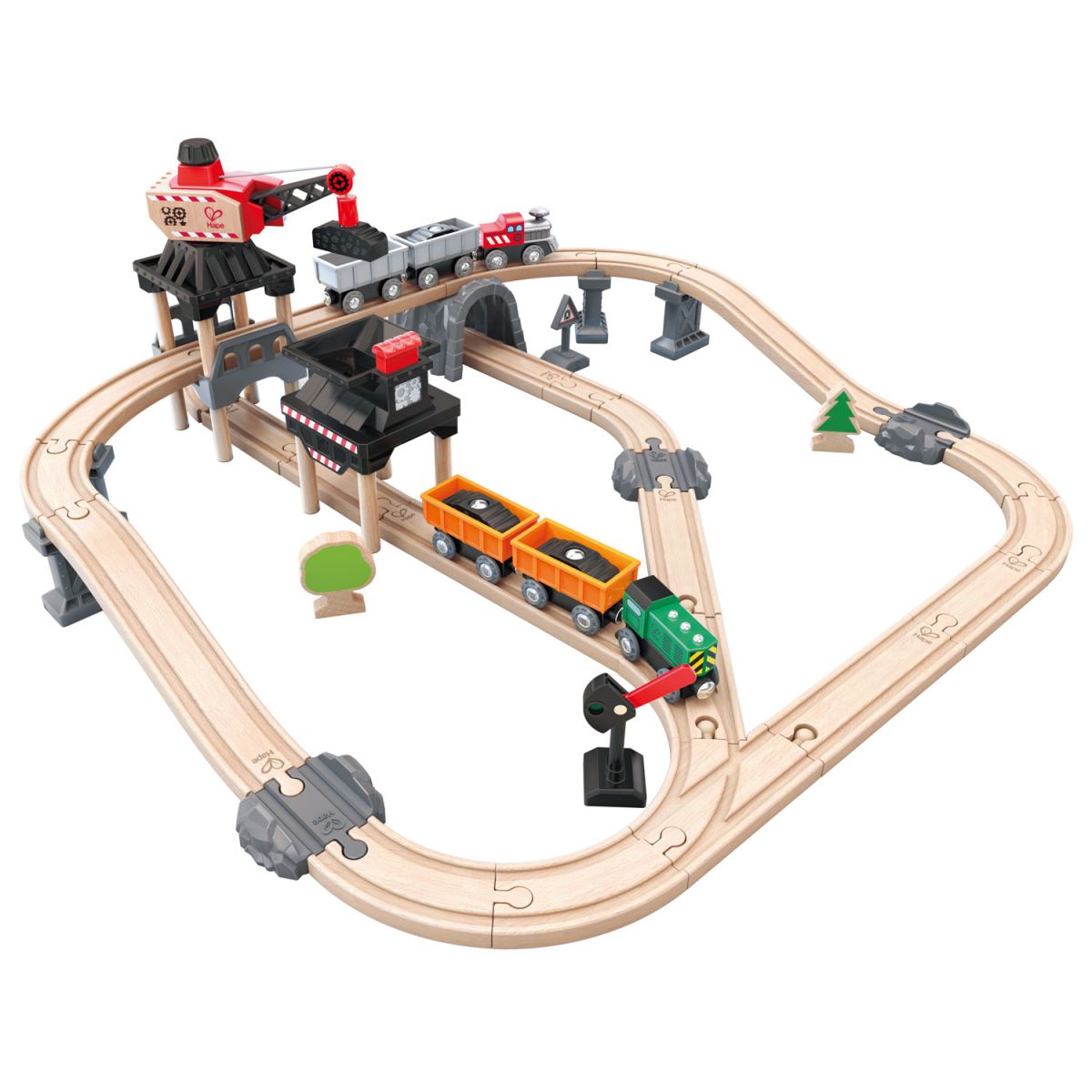 Pista de Tren Set de Carga Minera - Hape1