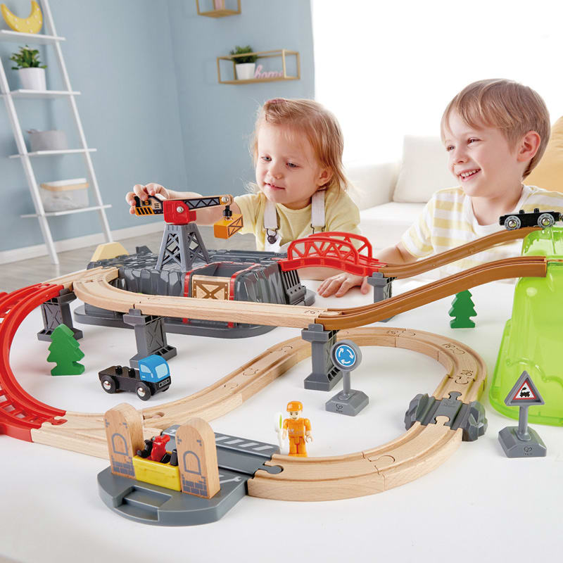 Pista de Tren Bloques de construcción - Hape3