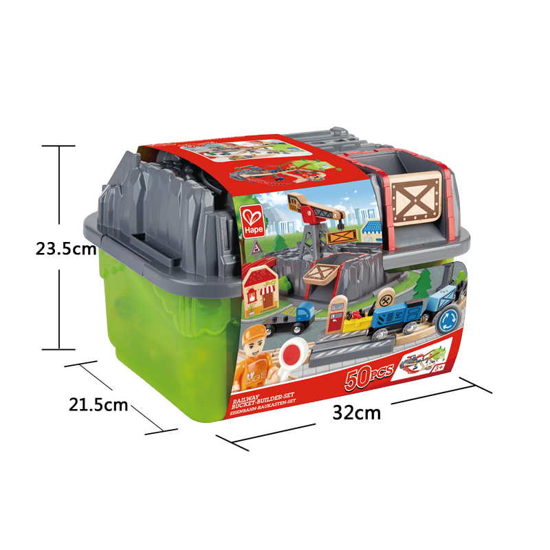 Pista de Tren Bloques de construcción - Hape 6