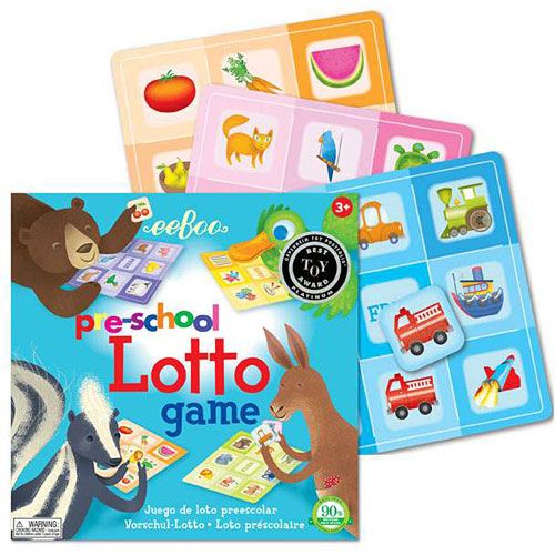 Juego Bingo Imágenes Infantiles - Eeboo2