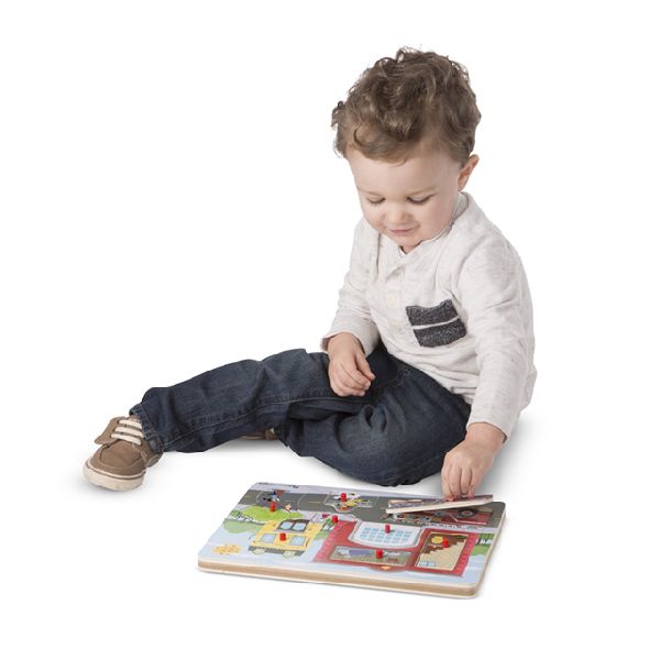 Juguete de Encaje con Sonido Estación Bomberos - Melissa and Doug2