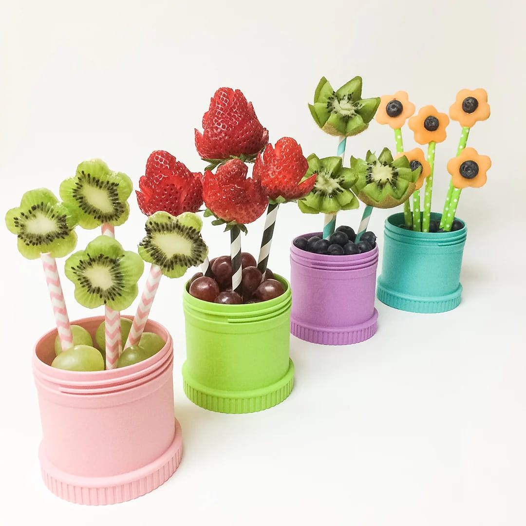 Contenedor de Alimentos Apilable Verde Limon - Replay3