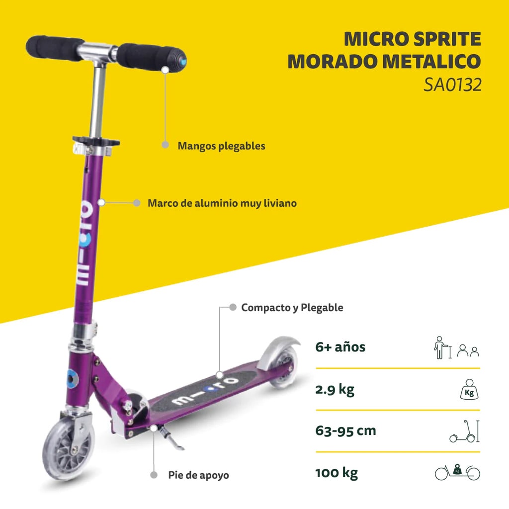Scooter Sprite  Morado - Micro2
