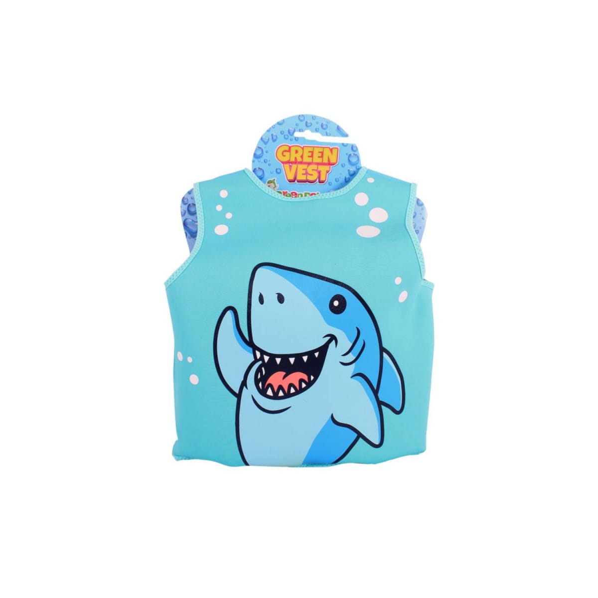 Chaleco Flotador Infantil Tiburón Celeste - Green Dolphin2