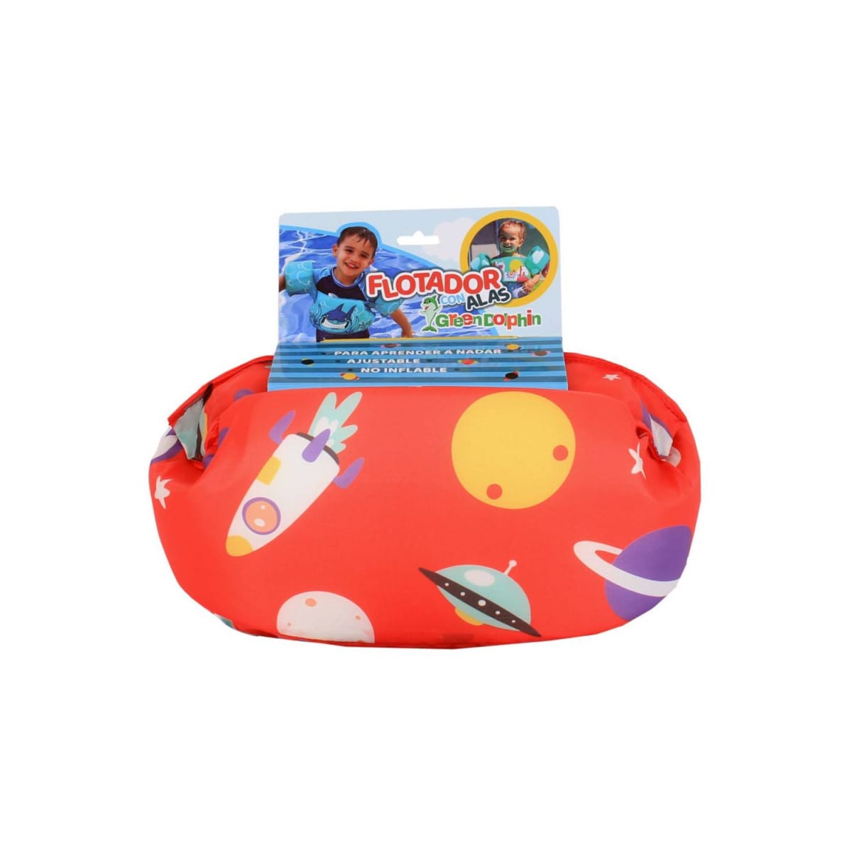 Flotador con Alitas Espacio Rojo - Green Dolphin2