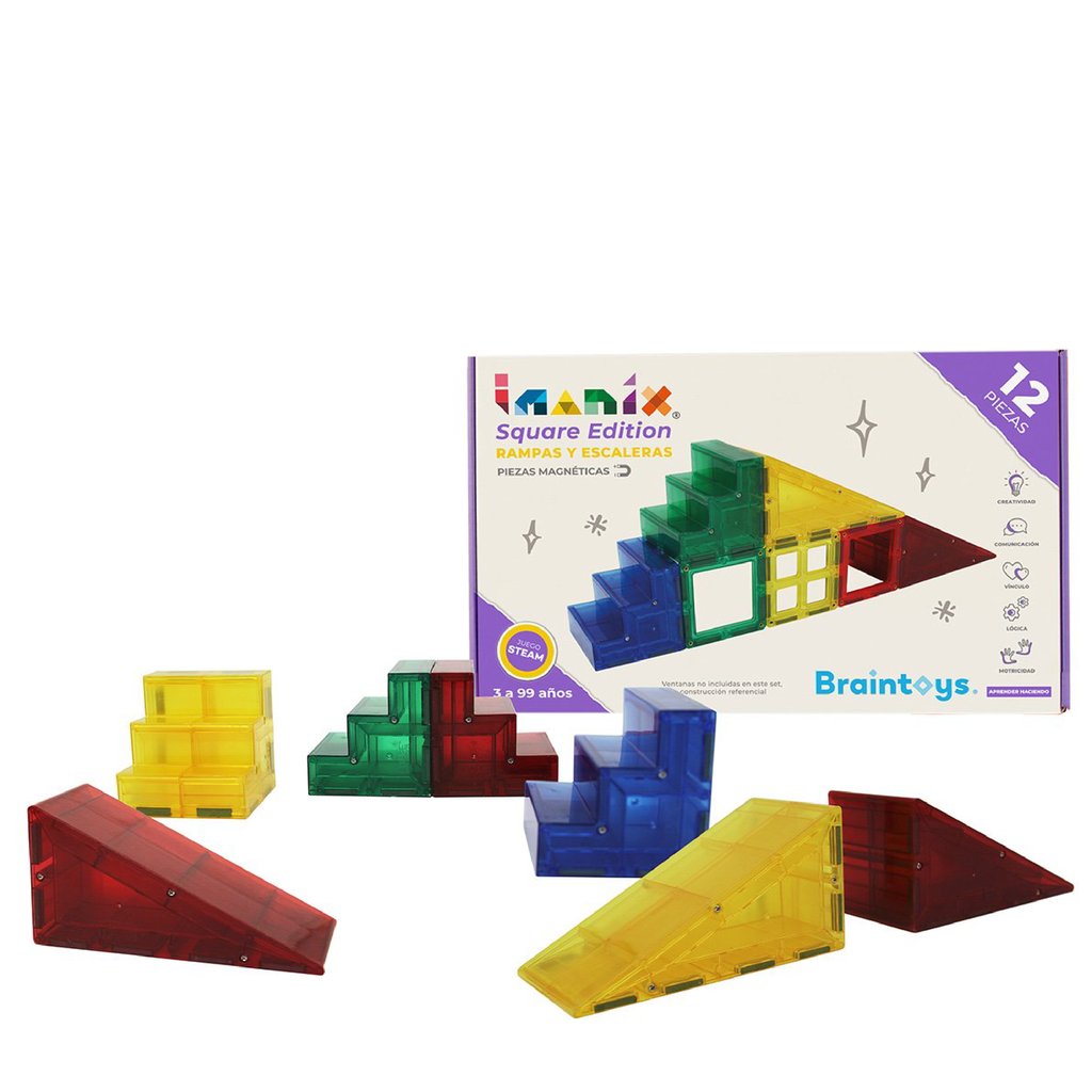 Imanix Set Rampas 12 Piezas - Braintoys 3