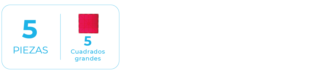 Imanix Set Cuadrados Grandes 5 Piezas - Braintoys2 Imanix Set Cuadrados Grandes 5 Piezas - Braintoys2