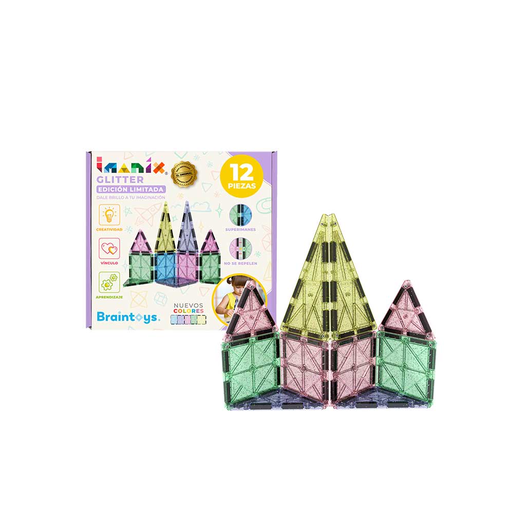 Imanix Glitter 12 Piezas - Braintoys 4
