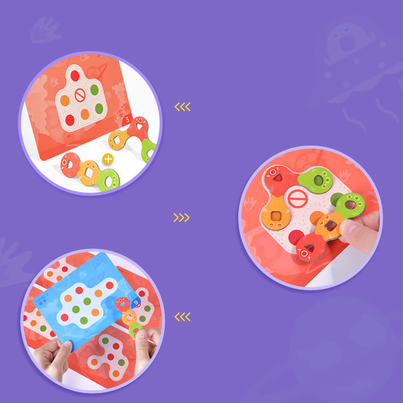 Juego de Lógica Diversión de Monstruos -Mideer4