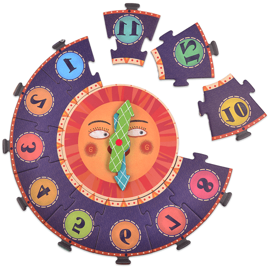 Puzzle Redondo Mi Viaje en El Tiempo 25 Piezas - Mideer3