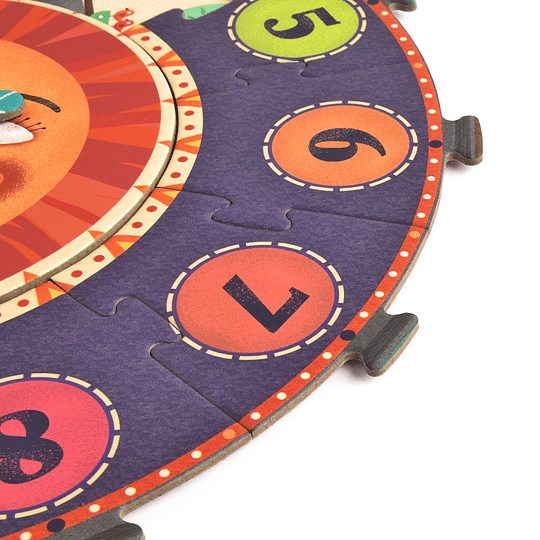 Puzzle Redondo Mi Viaje en El Tiempo 25 Piezas - Mideer4