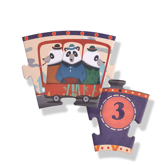 Puzzle Redondo Mi Viaje en El Tiempo 25 Piezas - Mideer5