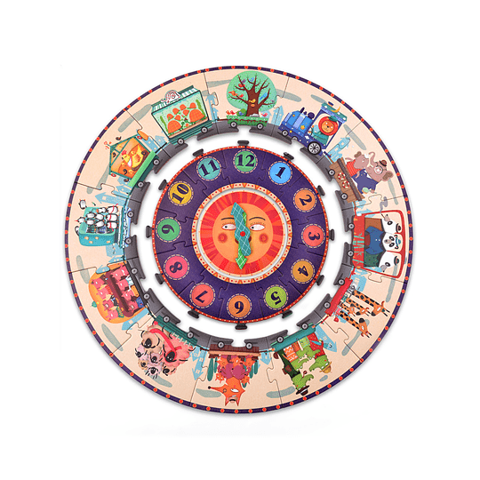 Puzzle Redondo Mi Viaje en El Tiempo 25 Piezas - Mideer6