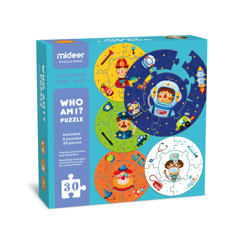 Puzzle Profesiones 30 Piezas - Mideer 4