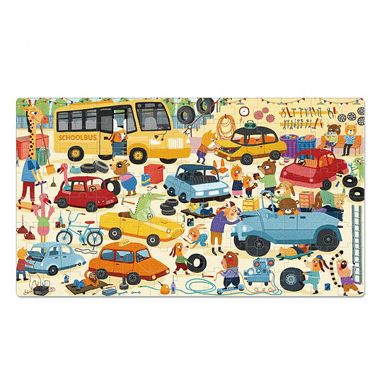 Puzzle Maleta Mi Garage 104 Piezas - Mideer2