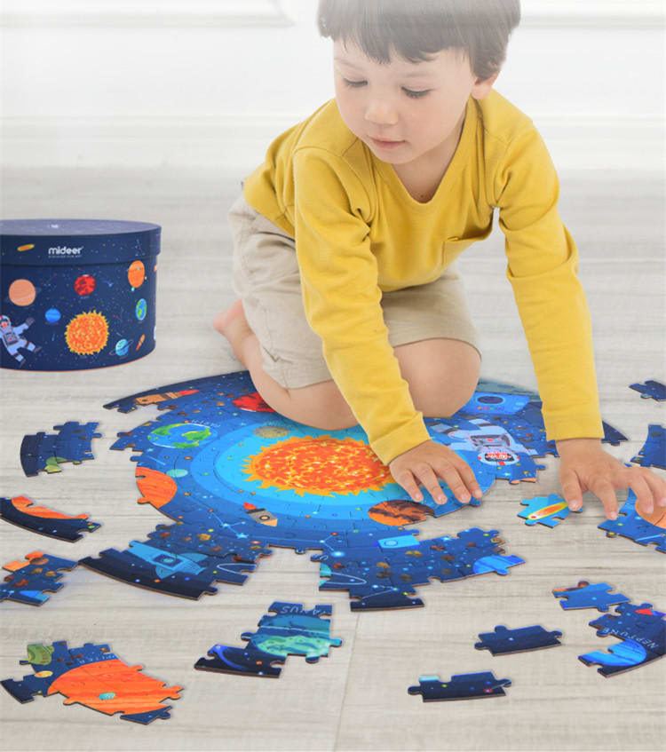 Puzzle Redondo en El Espacio 150 Piezas - Mideer2