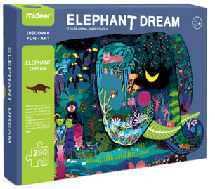 Puzzle Elefante 280 Piezas - Mideer 3