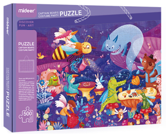 Puzzle Fiesta de Disfraces 500 Piezas - Mideer 1