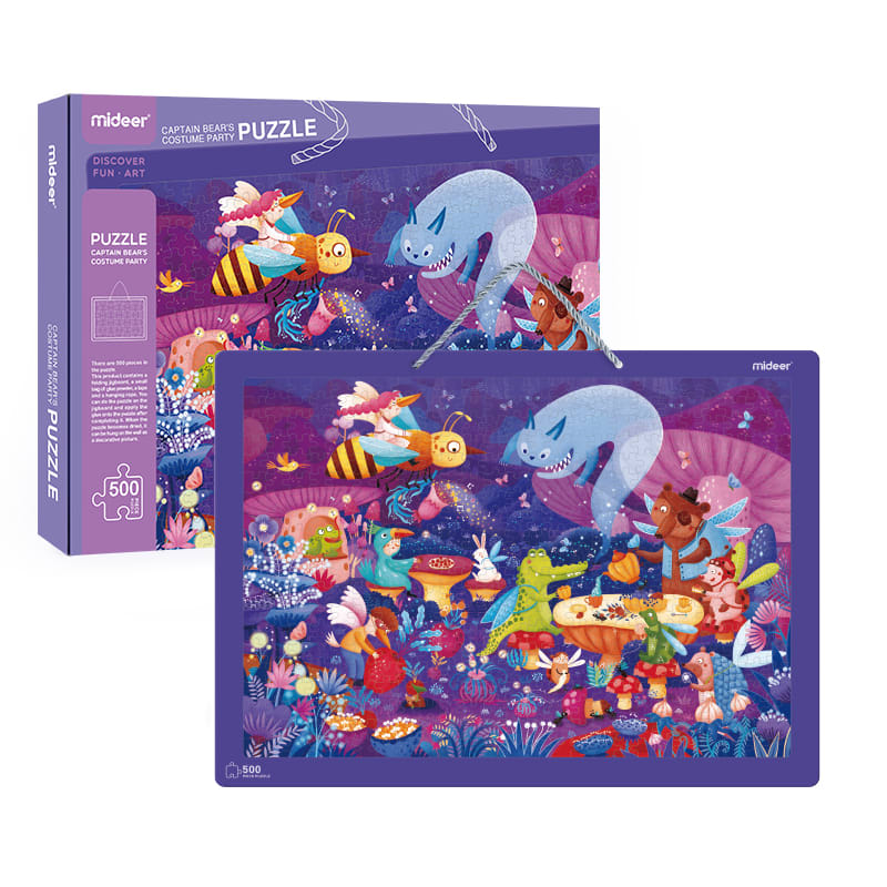 Puzzle Fiesta de Disfraces 500 Piezas - Mideer2 Puzzle Fiesta de Disfraces 500 Piezas - Mideer2