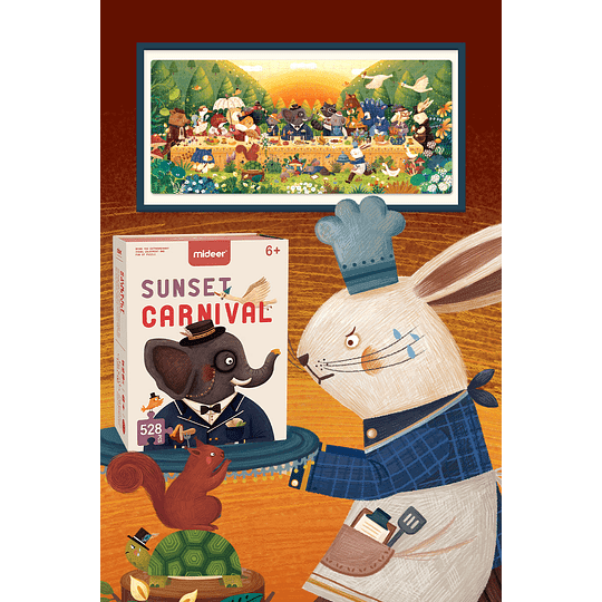 Puzzle Carnaval 528 Piezas - Mideer3