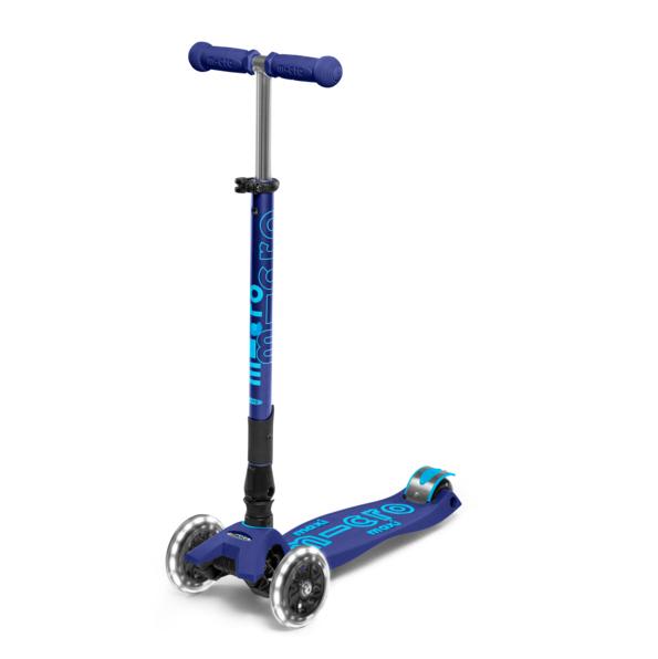 Scooter Plegable Maxi Deluxe Led Navy - Micro1