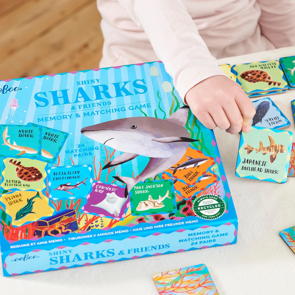 Memorice Tiburones y Amigos - Eeboo3