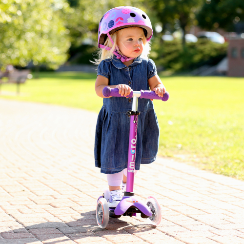 Scooter Infantil Mini Deluxe Morado - Micro2