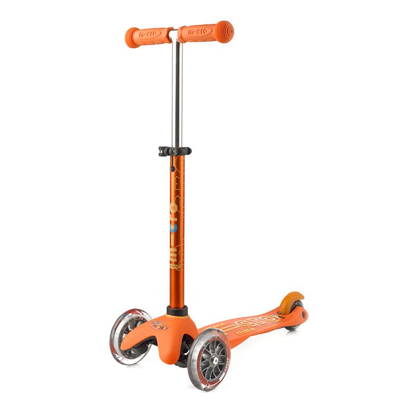 Scooter Infantil Mini Deluxe Naranjo - Micro4