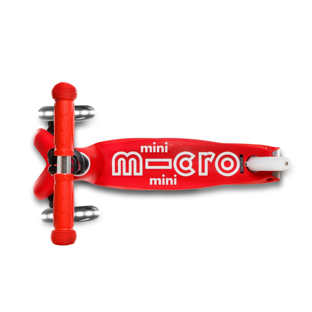 Scooter Infantil Mini Deluxe Led Rojo - Micro1