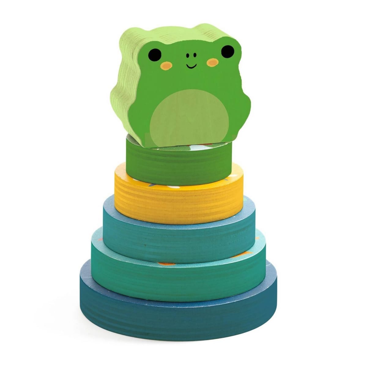 Puzzle Madera Relieve Puzz Stack Rainbow - Djeco5