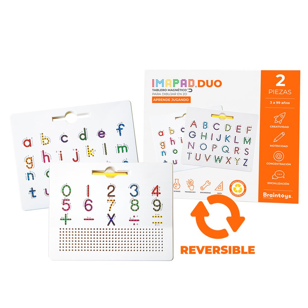 Imapad Duo Letras y Números - Braintoys 2