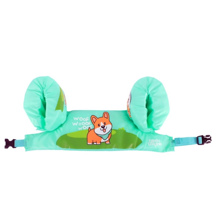 Flotador con Alitas Perro Verde Agua - Green Dolphin1