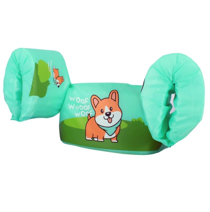 Flotador con Alitas Perro Verde Agua - Green Dolphin3