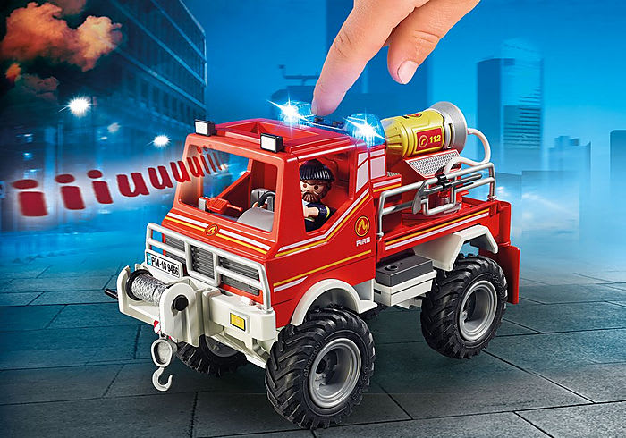 CARRO DE BOMBEROS TODO TERRENO - PLAYMOBIL | JUGUETES PARA NIÑOS