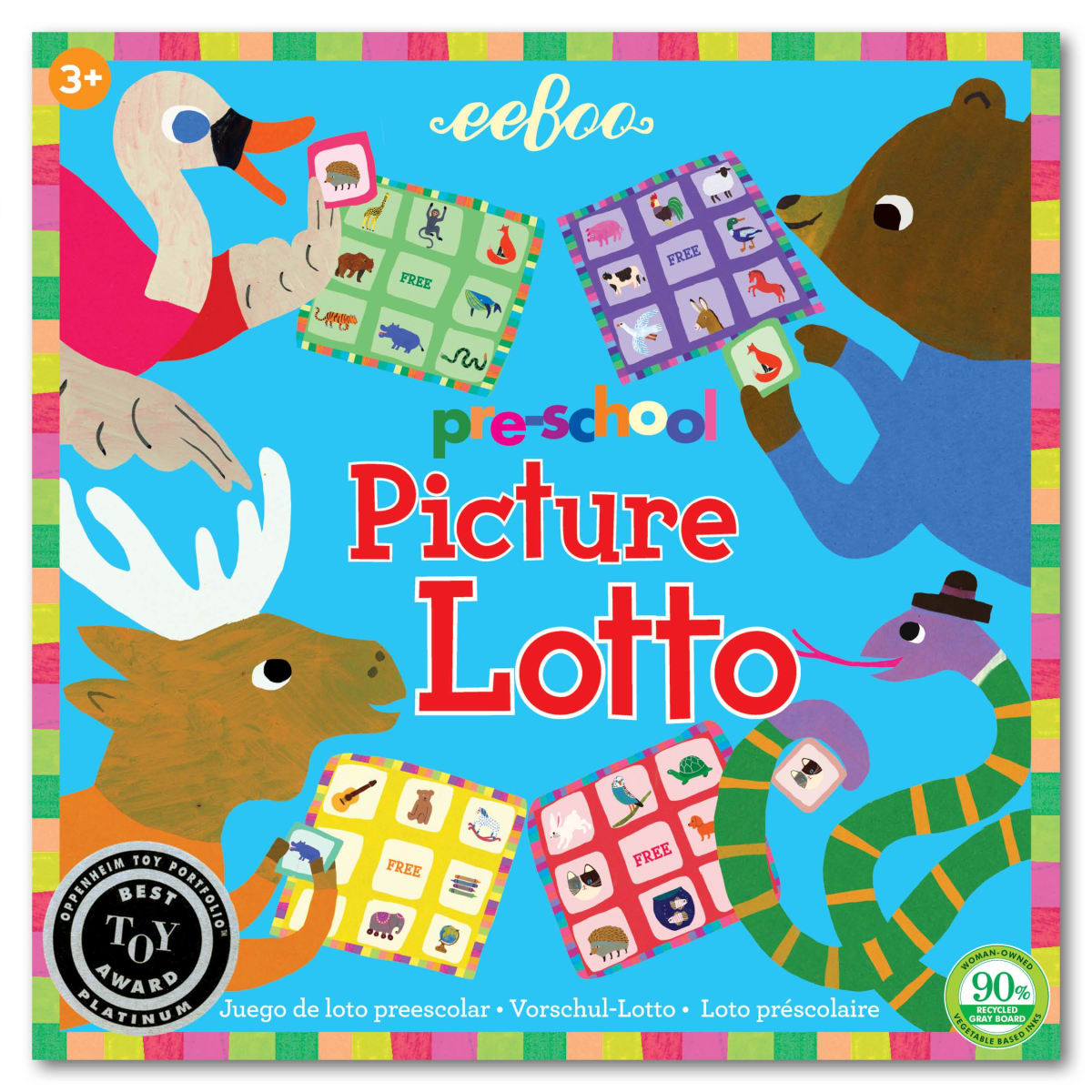 Juego Bingo Animales - Eeboo 2