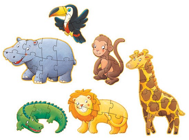 Puzzle Gigante Marmoset y Amigos - Djeco1