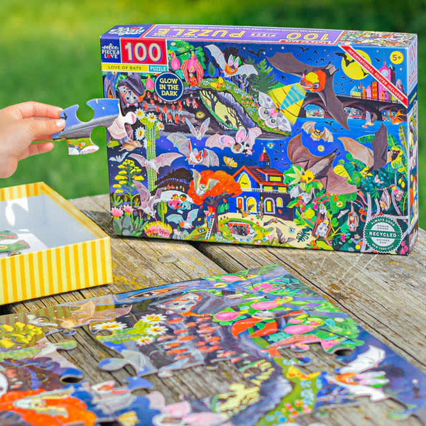 Puzzle 100 Piezas Murciélagos - Eeboo3