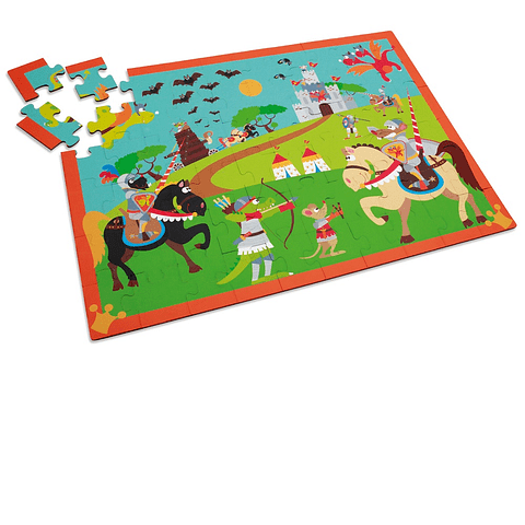 Puzzle Medieval 60 Piezas - Scratch Europe1