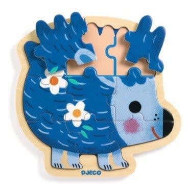 Puzzle Erizo 9 Piezas - Djeco2