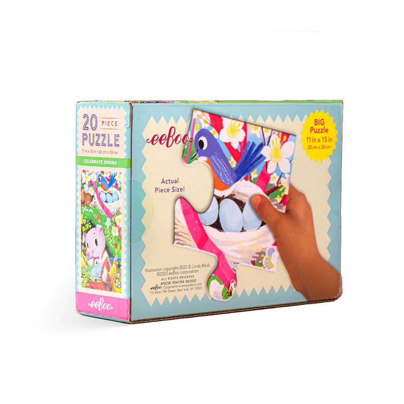 Puzzle 20 Piezas  Primavera - Eeboo3