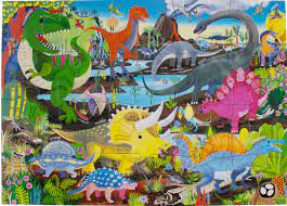 Puzzle 20 Piezas Tierra de Dinosaurios - Eeboo1